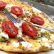 Przepis na Omlet z fetą i pomidorami