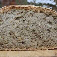 Przepis na Chleb pszenny z kawą i migdałami - Grudniowa Piekarnia