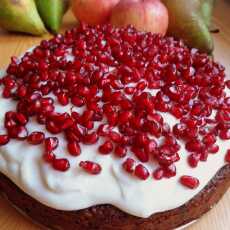 Przepis na Korzenne ciasto z granatem / Spiced Cake with Pomegranate