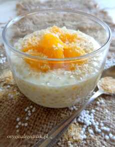 Przepis na Kokosowo-pomarańczowy pudding z tapioki