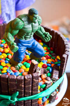 Przepis na Tort Hulk (Hulk cake)