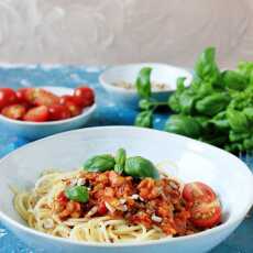 Przepis na Spaghetti z warzywnym sosem 