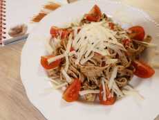 Przepis na Spaghetti aglio olio na ostro