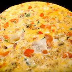 Przepis na Fast Food: Omlet jajeczny z warzywami