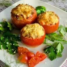 Przepis na Pomidory faszerowane indyczym mięsem mielonym 