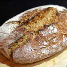 Przepis na Projekt chleb [level 2]: razowy chleb bez wyrabiania