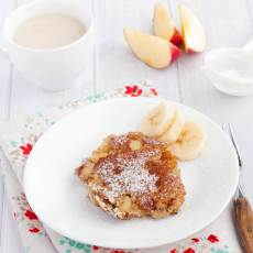 Przepis na Apple pancakes (gluten free) {Placuszki bezglutenowe z jabłkami}