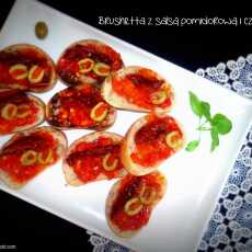 Przepis na Bruschetta z pomidorową salsą i czosnkiem