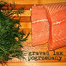 Przepis na Gravad lax- pogrzebany łosoś