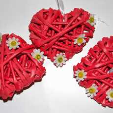 Przepis na COŚ Z NICZEGO - Wiklinowe czerwone serce na Walentynki KROK PO KROKU