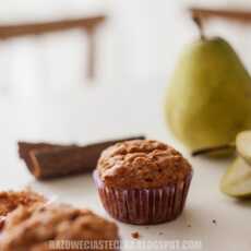 Przepis na Muffiny gryczane z gruszką (bez cukru)