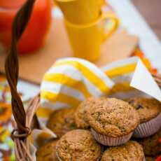 Przepis na Żytnie muffinki migdałowe z czekoladą