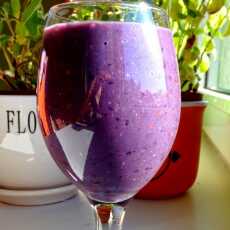 Przepis na Fioletowe smoothie z chia i jeżynami / Purple Blackberry and Chia Smoothie