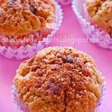 Przepis na Gruszkowe muffiny z gorzką czekoladą i cynamonem