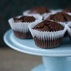 Przepis na Muffiny - potrójnie czekoladowe muffinki 