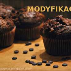 Przepis na MODYFIKACJE - muffiny z czekoladą i pomarańczą. Bez białej mąki.