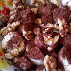 Przepis na Mrożone banany z kakao i orzechami włoskimi - Frozen bananas with cocoa and walnuts