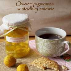 Przepis na Owoce pigwowca w słodkiej zalewie