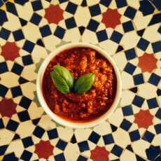 Przepis na Pesto rosso czyli czerwone pesto z suszonych pomidorów 
