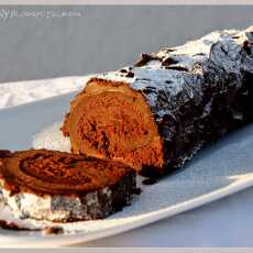 Przepis na Rolada - czekoladowa gałąź / Chocolate roll