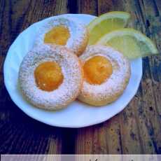 Przepis na Lemon dimples - kruche ciasteczka z lemon curd.