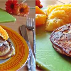 Przepis na American Pancakes z Nutellą i Pomarańczami