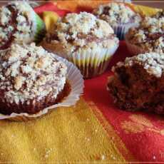 Przepis na Muffiny jabłkowo - marchewkowe z kruszonką