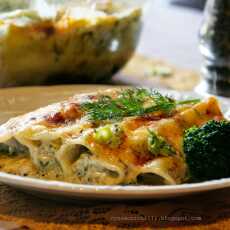 Przepis na Cannelloni z brokułami i mozzarellą