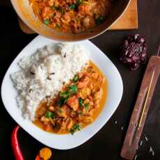 Przepis na Pomidorowe curry z indykiem