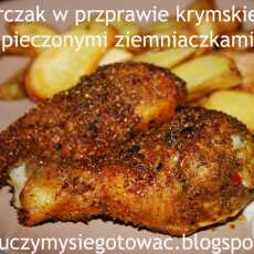 Przepis na Kurczak w przyprawie krymskiej z pieczonymi ziemniaczkami
