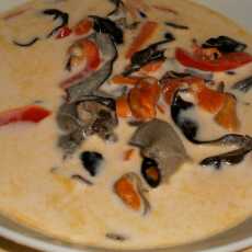 Przepis na Tajska zupa z małżami