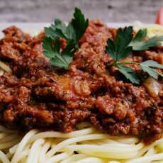 Przepis na Wegańskie spaghetti bolognese