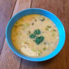 Przepis na Słodko-kwaśna zupa z soczewicą, mlekiem kokosowym i limonką
