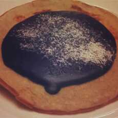 Przepis na Dietetyczny pancake z czekoladą bez cukru