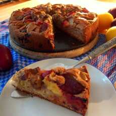 Przepis na Migdałowe ciasto ze śliwkami - Almond cake with plums