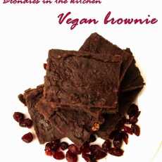 Przepis na Wegańskie brownie z czerwoną fasolką