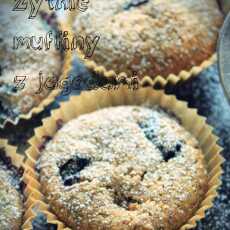Przepis na Żytnie muffiny z jagodami