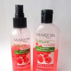 Przepis na Marion Nature Therapy: kąpiel odbudowująca i spray regenerujący włosy z octem z malin