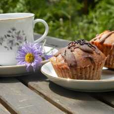 Przepis na Czekoladowe muffinki z czereśniami