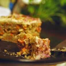 Przepis na Gryczane ciasto marchewkowe z białkowym kremem waniliowym