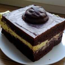 Przepis na Ciasto czekoladowe z kremem i truflami