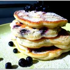 Przepis na American blueberry pancakes