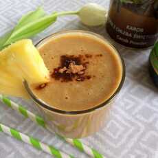 Przepis na Karob + ananas + mleko kokosowe