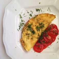 Przepis na Omelette with Spinach (Omlet ze Szpinakiem)