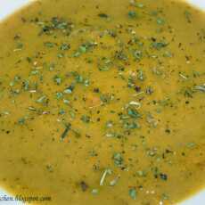 Przepis na Kremowa zupa z dyni z kawałkami marchewki