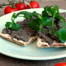 Przepis na Czarna pasta kanapkowa - odchudzanie kolorami