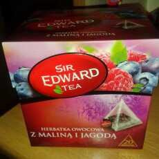 Przepis na Herbata owocowa z maliną i jagodą - Sir Edward Tea