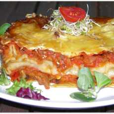 Przepis na Pyszna wegetariańska lasagne z bakłażanem i soczewicą