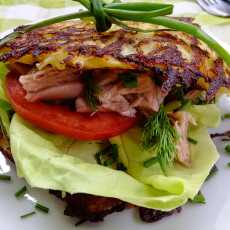 Przepis na Burgery ziemniaczane z tuńczykiem i warzywami