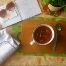 Przepis na Zupa z soku pomidorowego :)